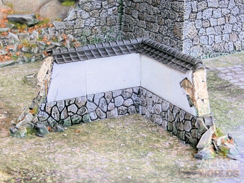 3DAlienWorlds || Samurai Ruined Stone Wall ( Fantasy Samurai ) || 3d ...